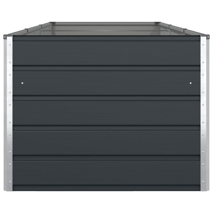 Plantekasse Antracit 290 x 100 x 75 cm Galvaniseret stål
