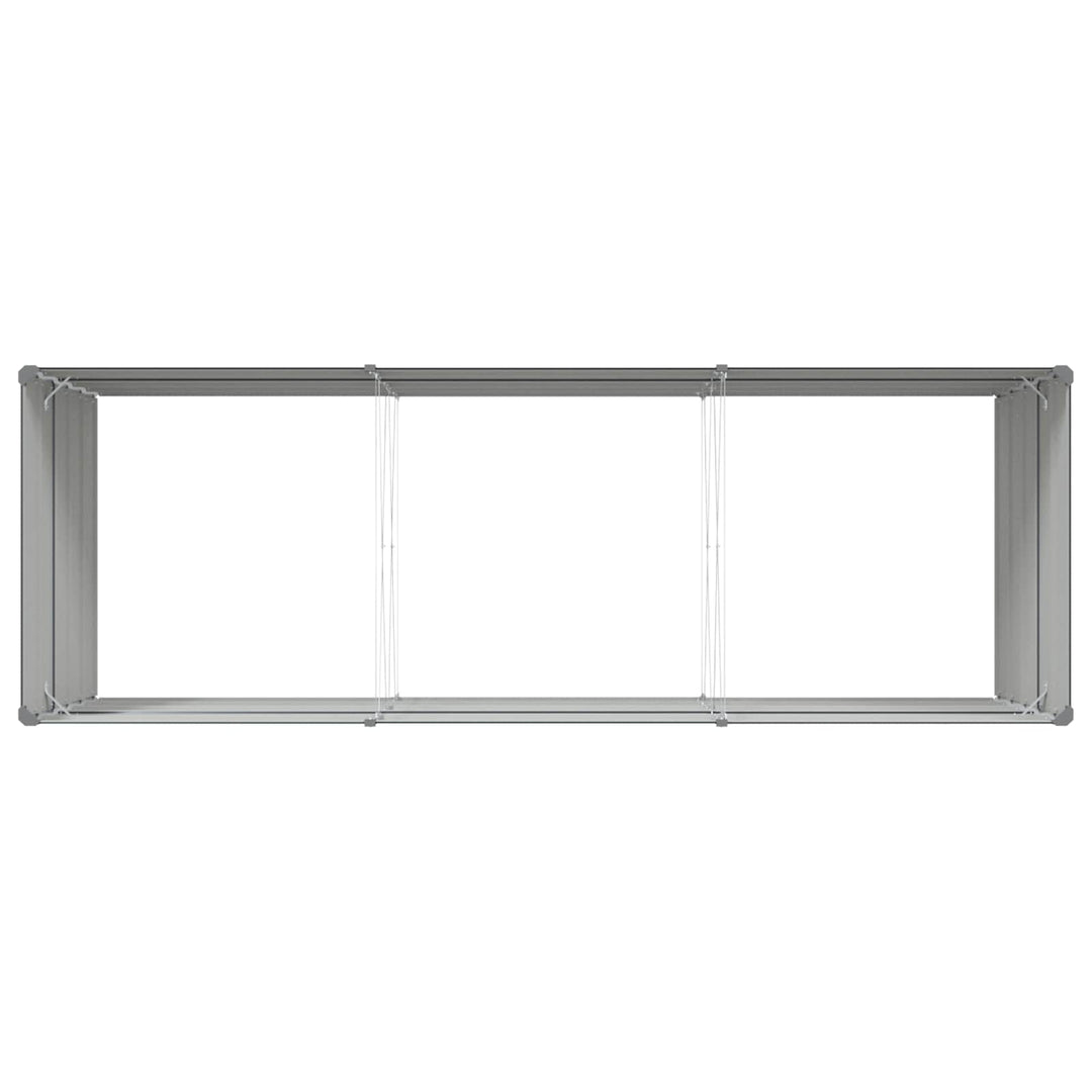 Plantekasse Antracit 290 x 100 x 75 cm Galvaniseret stål