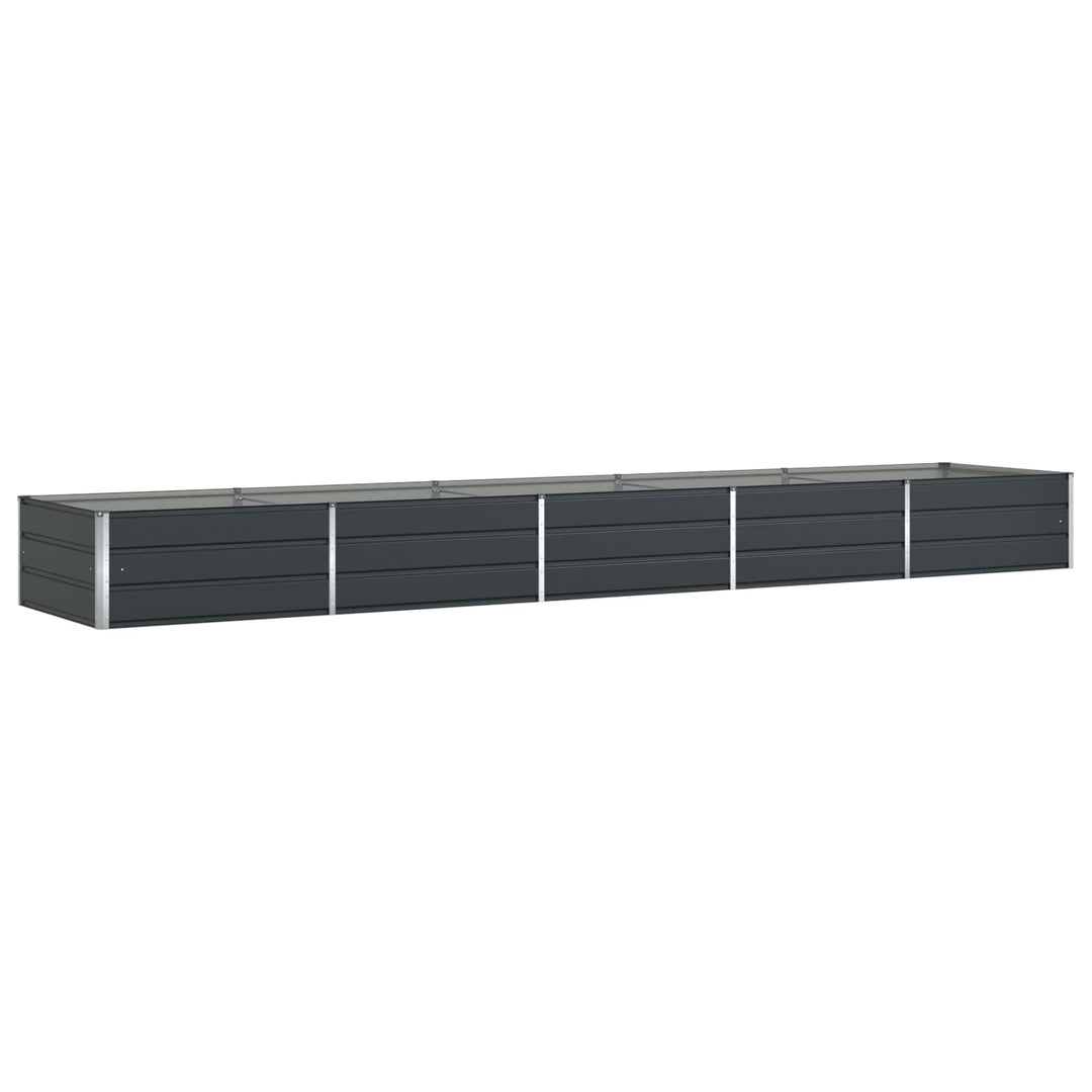 Plantekasse Antracit 480 x 100 x 45 cm Galvaniseret stål