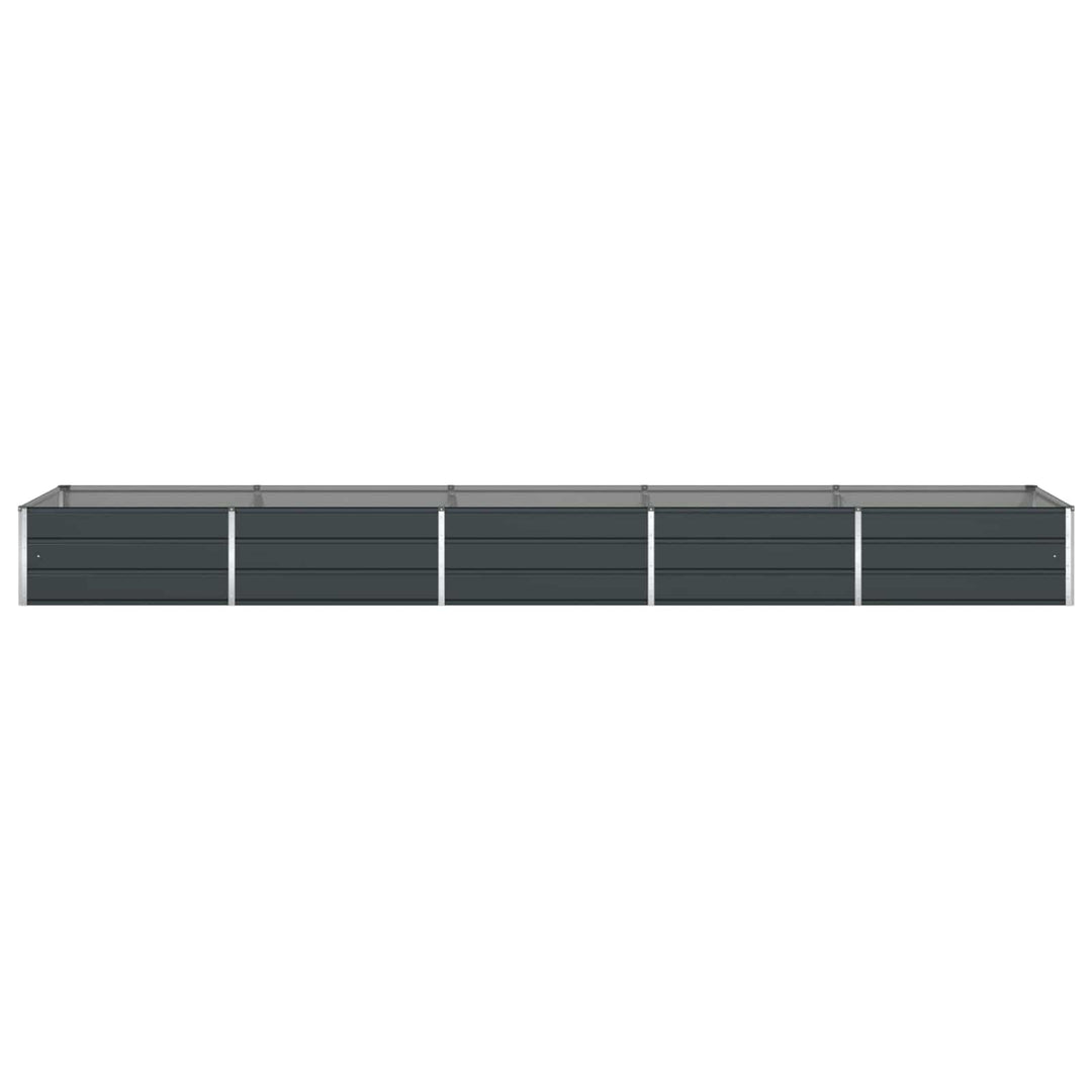 Plantekasse Antracit 480 x 100 x 45 cm Galvaniseret stål