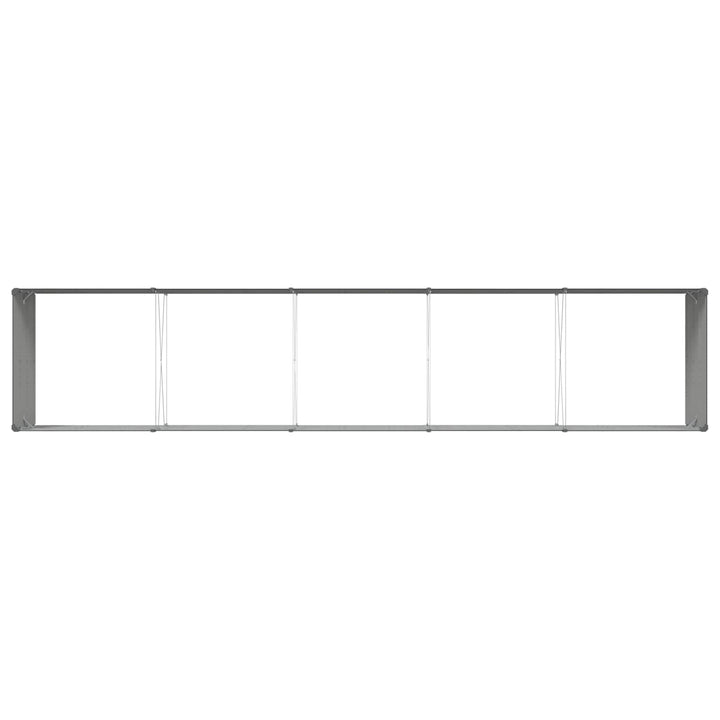 Plantekasse Antracit 480 x 100 x 45 cm Galvaniseret stål