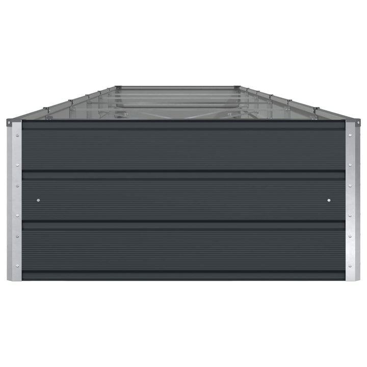 Plantekasse Antracit 580 x 100 x 45 cm Galvaniseret stål