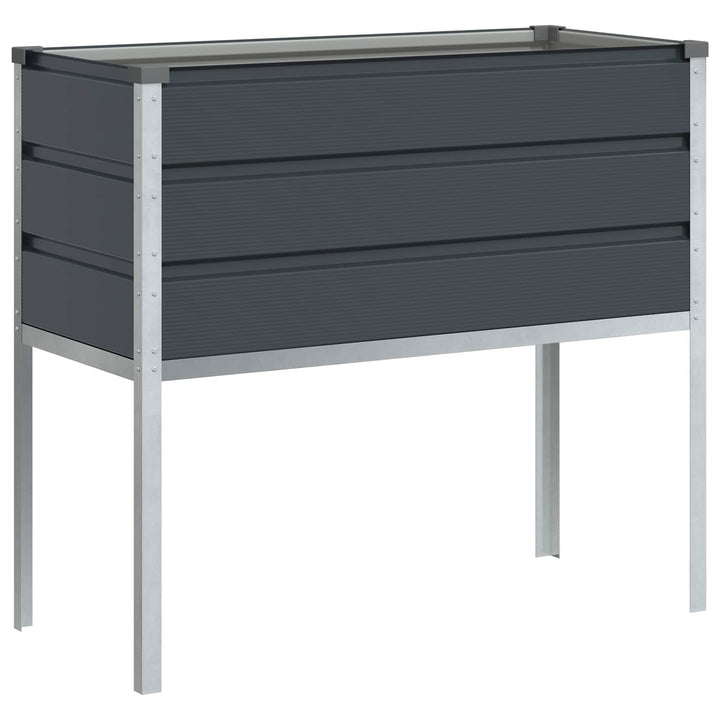Plantekasse Antracit 100 x 45 x 90 cm Galvaniseret stål