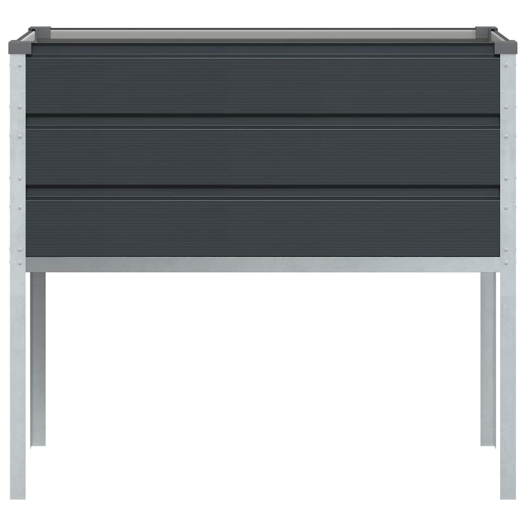 Plantekasse Antracit 100 x 45 x 90 cm Galvaniseret stål