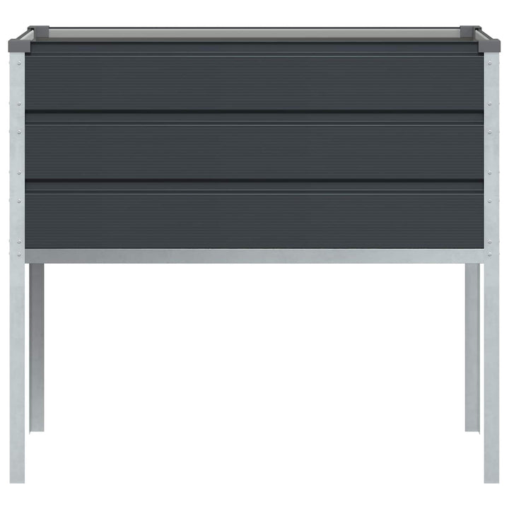 Plantekasse Antracit 100 x 45 x 90 cm Galvaniseret stål