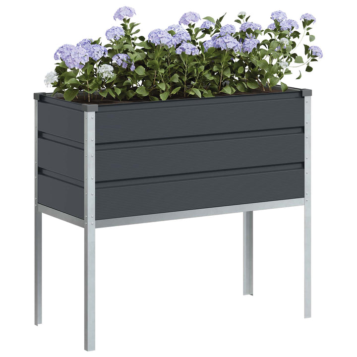 Plantekasse Antracit 100 x 45 x 90 cm Galvaniseret stål
