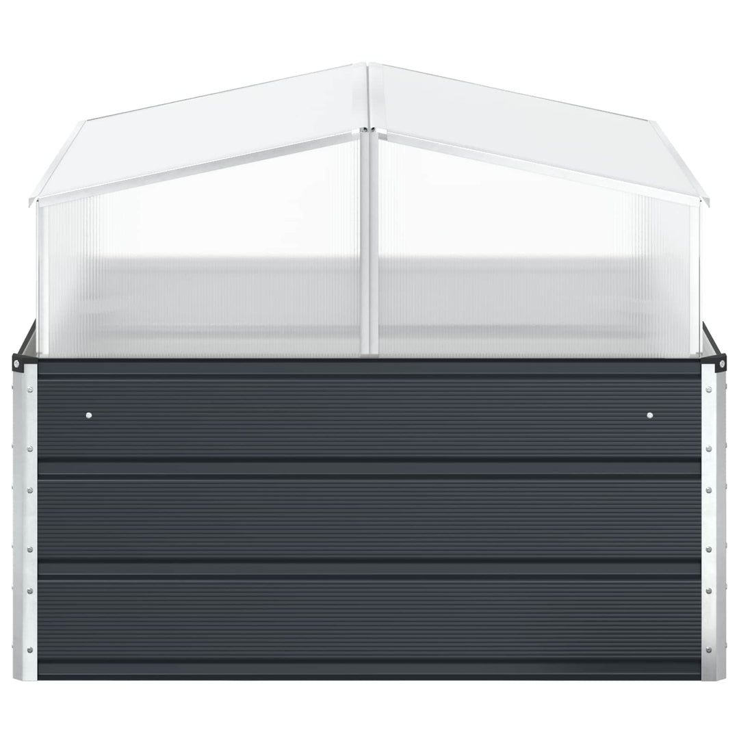 Plantekasse Antracit 100 x 100 x 77 cm Galvaniseret stål