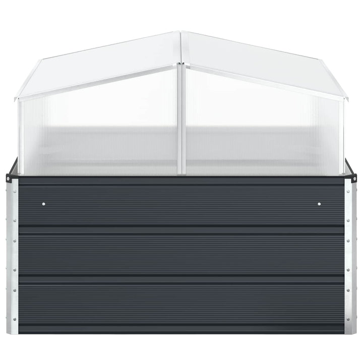 Plantekasse Antracit 100 x 100 x 77 cm Galvaniseret stål