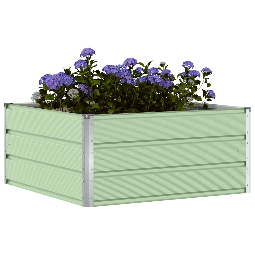 Plantekasse Pastelgrøn 100 x 100 x 45 cm Stål