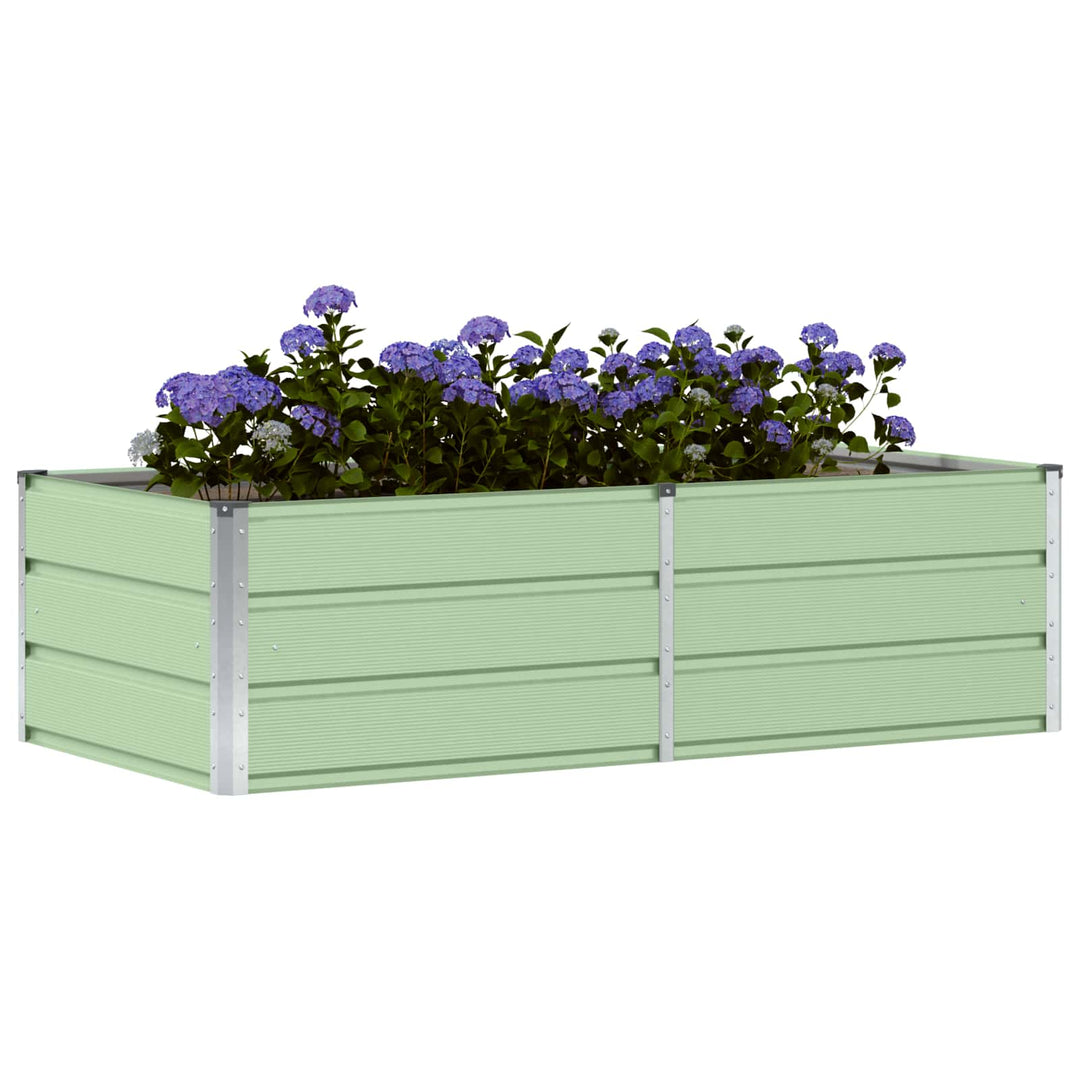 Plantekasse Grøn 160 x 80 x 45 cm Stål