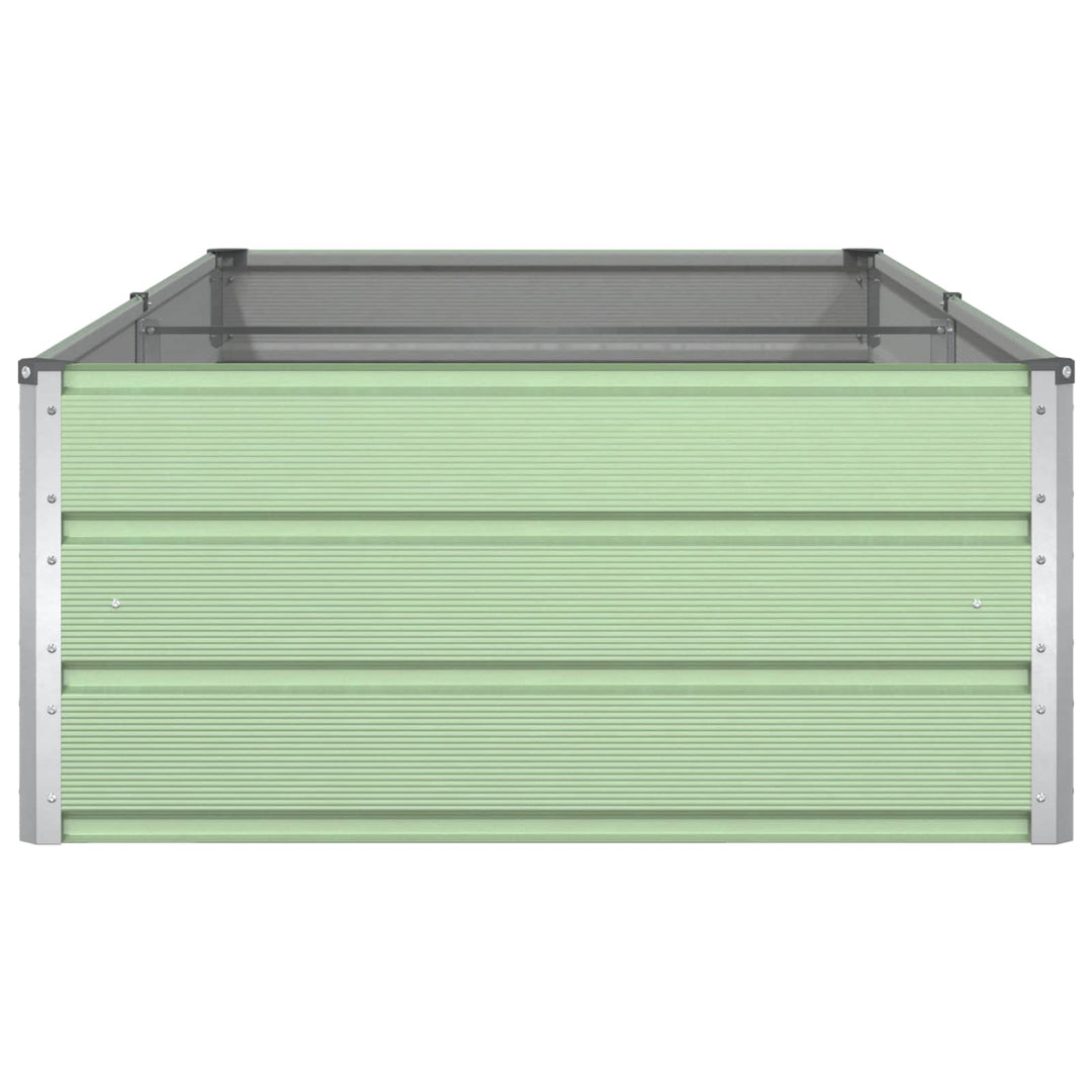 Plantekasse Pastel Grøn 195 x 100 x 45 cm Galvaniseret stål