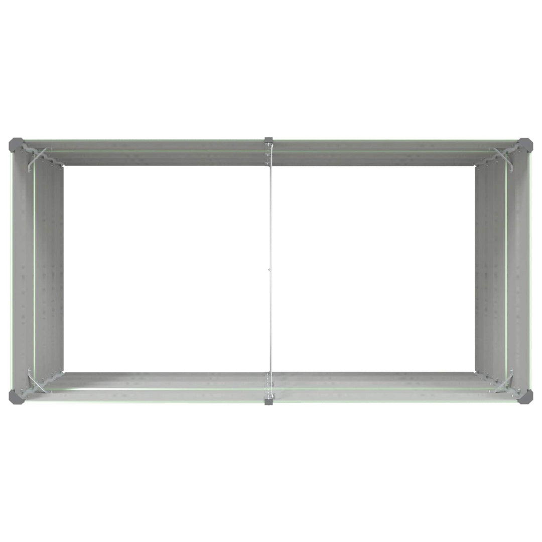 Plantekasse Pastel Grøn 195 x 100 x 75 cm Galvaniseret stål