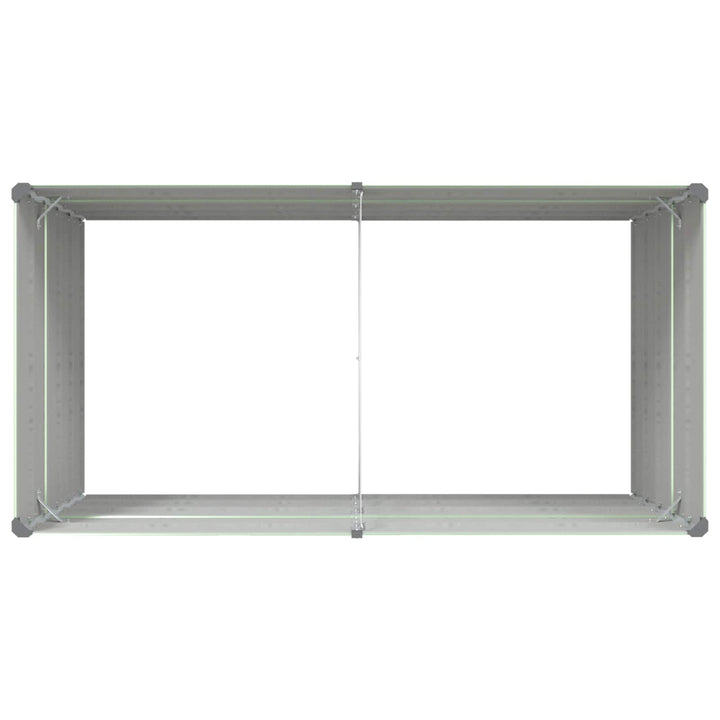 Plantekasse Pastel Grøn 195 x 100 x 75 cm Galvaniseret stål