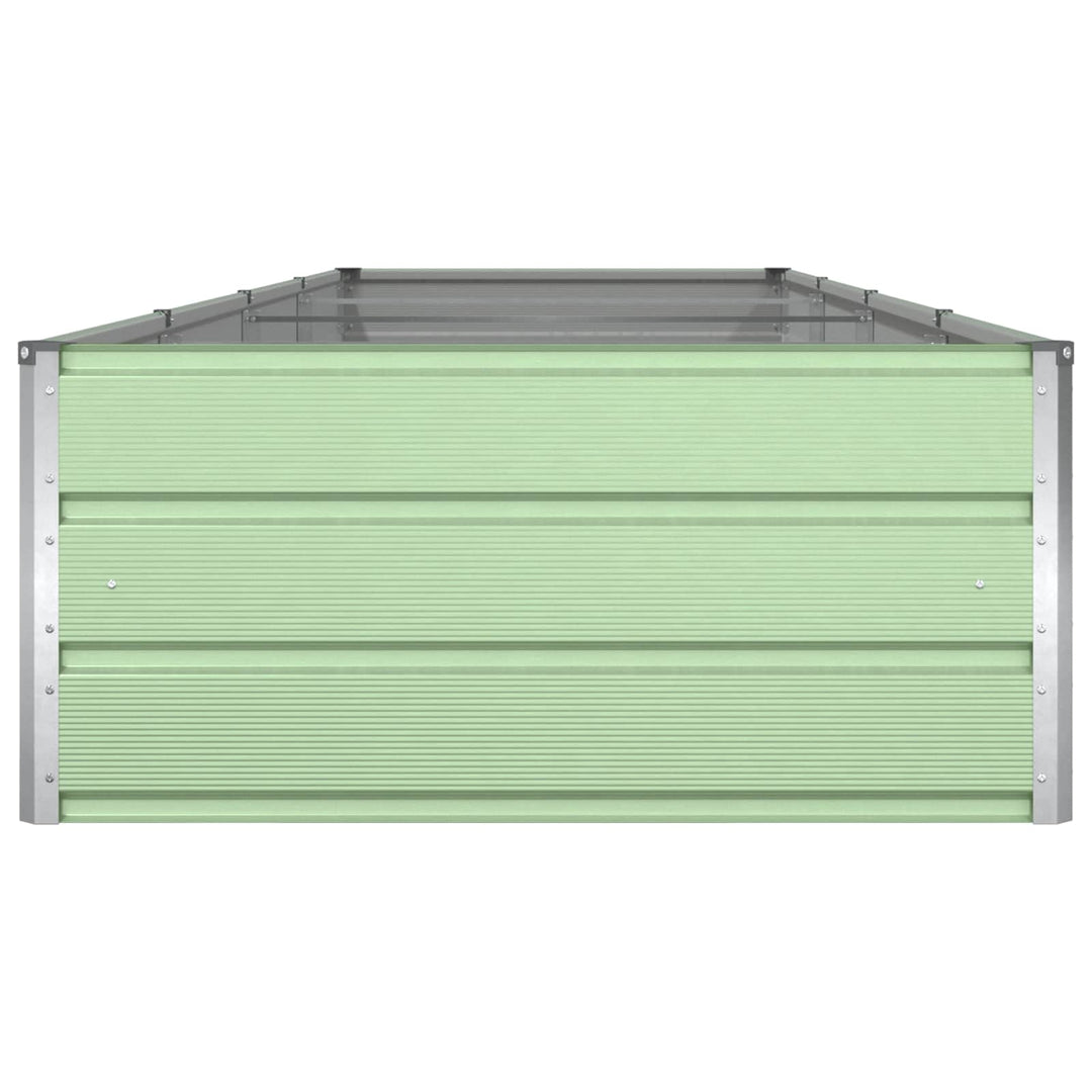 Plantekasse Pastel Grøn 385 x 100 x 45 cm Galvaniseret stål