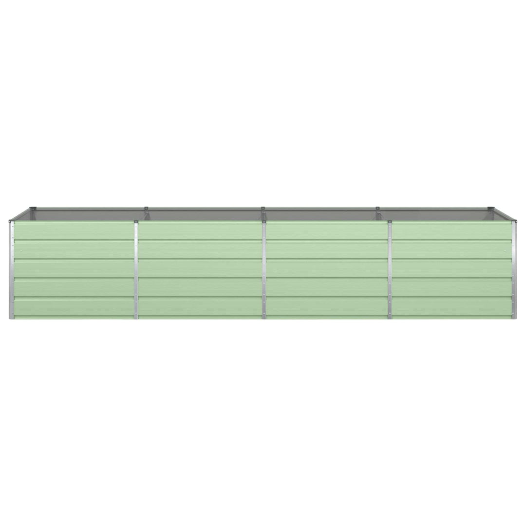 Plantekasse Pastel Grøn 385 x 100 x 75 cm Galvaniseret stål