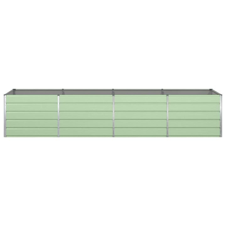 Plantekasse Pastel Grøn 385 x 100 x 75 cm Galvaniseret stål