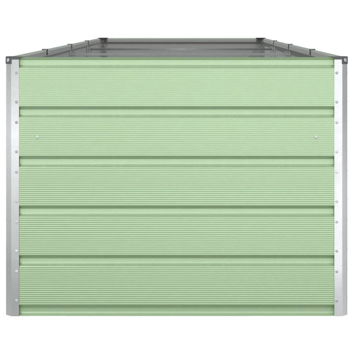 Plantekasse Pastel Grøn 385 x 100 x 75 cm Galvaniseret stål