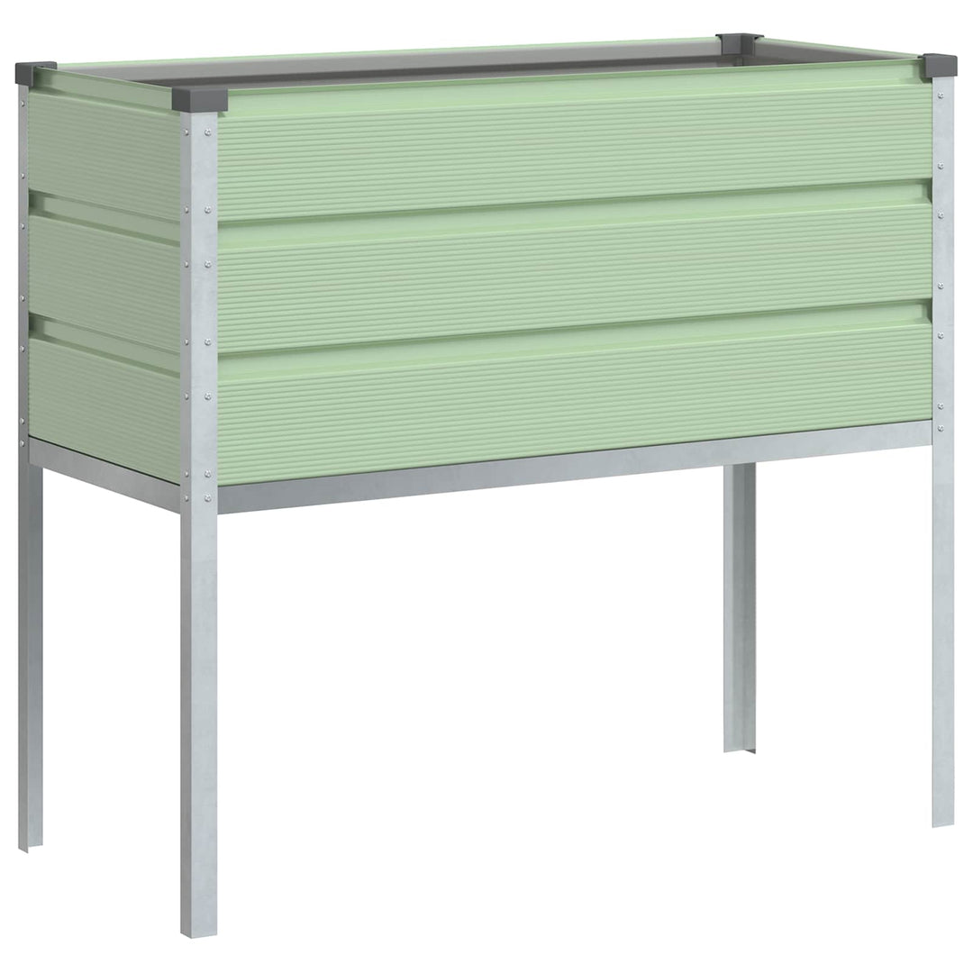 Plantekasse Pastelgrøn 100 x 45 x 90 cm Galvaniseret stål