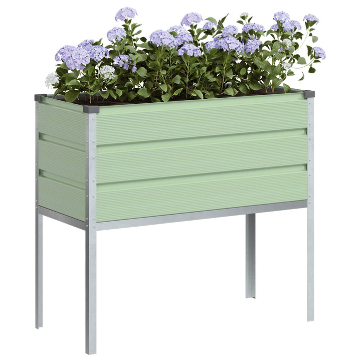 Plantekasse Pastelgrøn 100 x 45 x 90 cm Galvaniseret stål