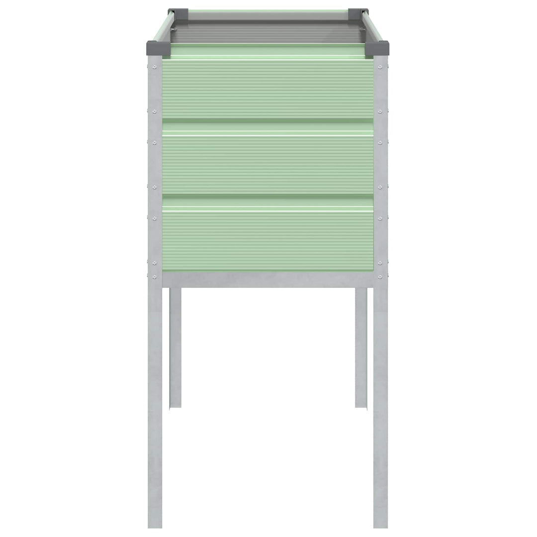 Plantekasse Pastelgrøn 100 x 45 x 90 cm Galvaniseret stål