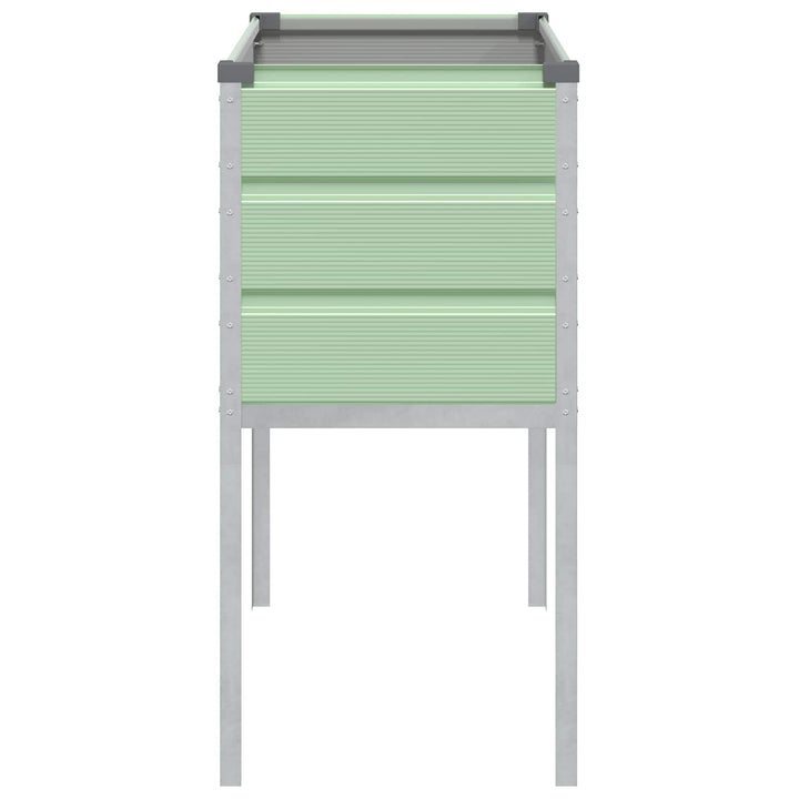 Plantekasse Pastelgrøn 100 x 45 x 90 cm Galvaniseret stål