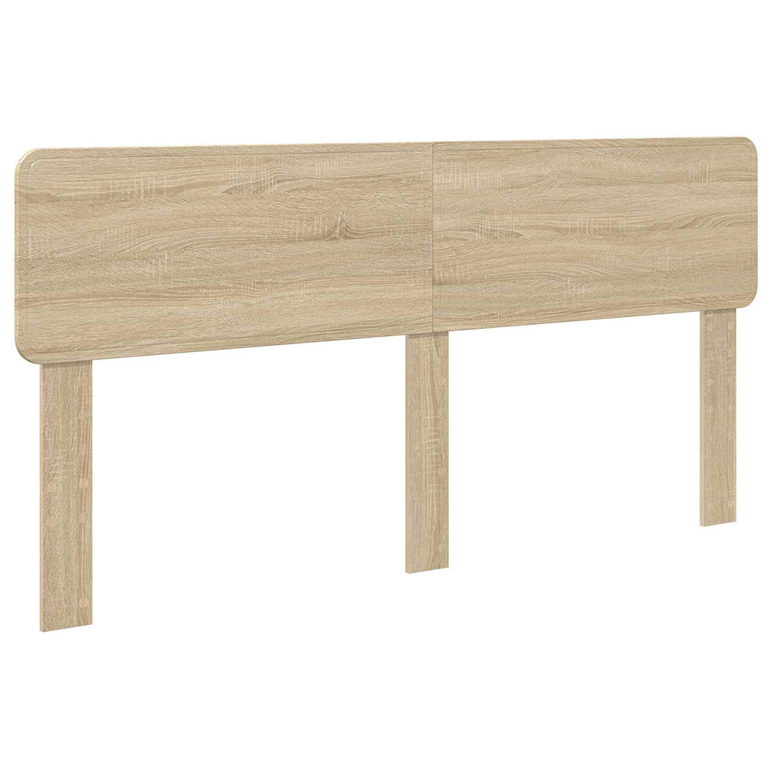 Sengestel med hovedgærde Sonoma 200 x 200 cm Massiv fyrretræ