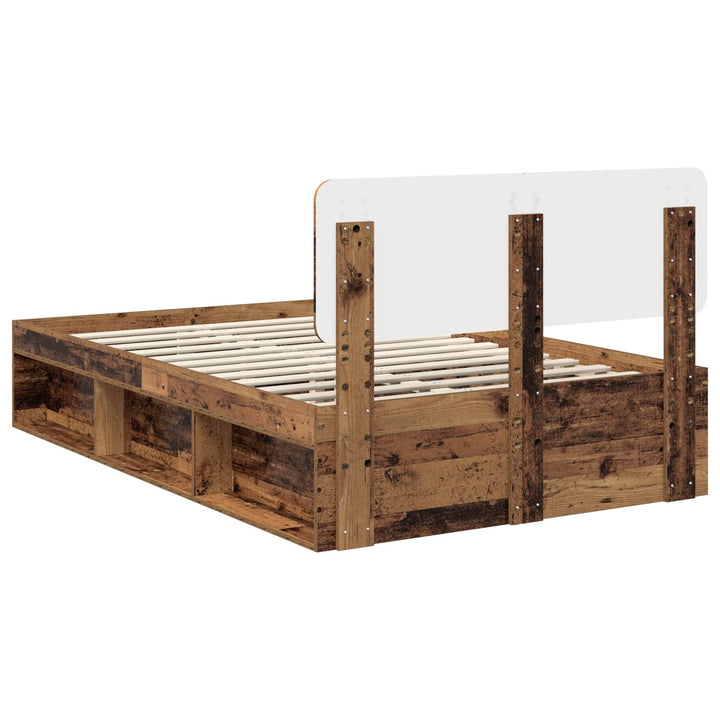 Sengestel Gammelt træ 120 x 200 cm Massiv fyrretræ