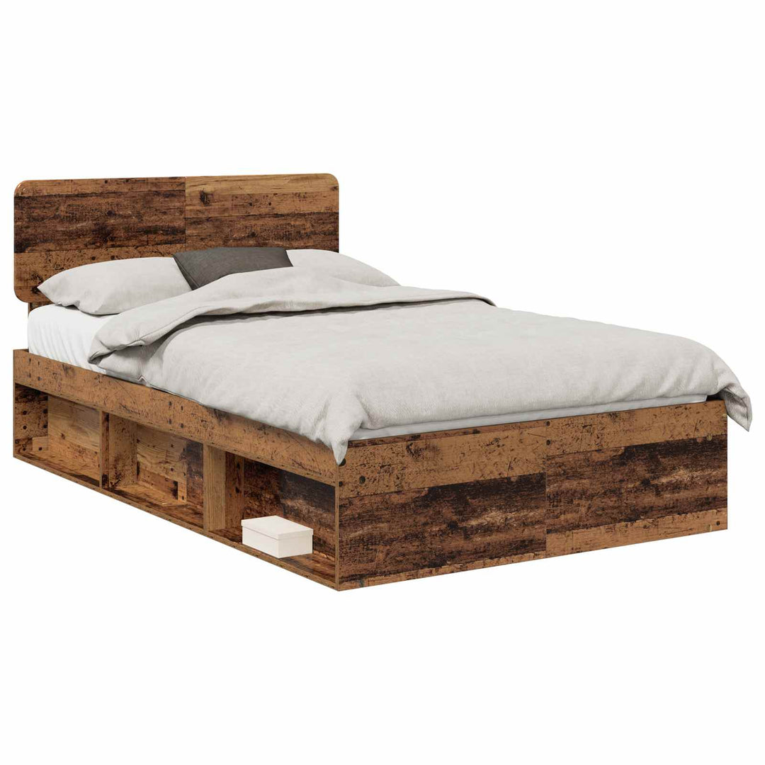 Sengestel Gammelt træ 120 x 190 cm Massiv fyrretræ