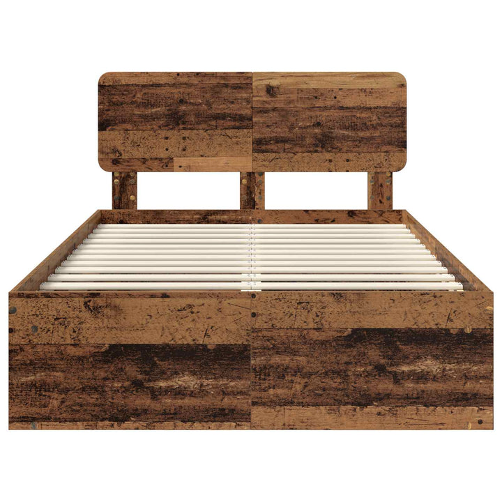 Sengestel Gammelt træ 120 x 190 cm Massiv fyrretræ