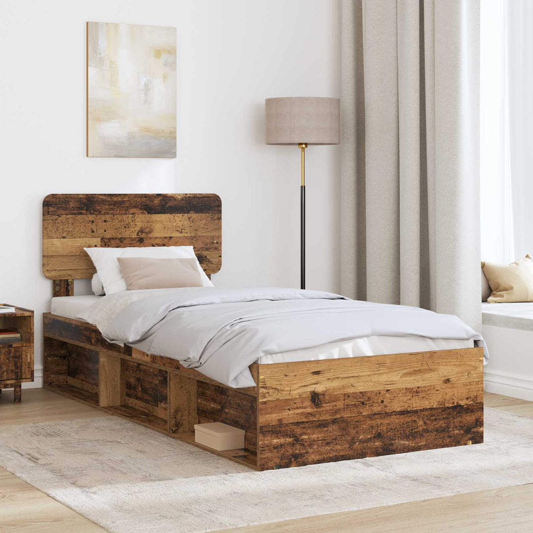 Sengestel Gammelt træ 100 x 200 cm Massiv fyrretræ
