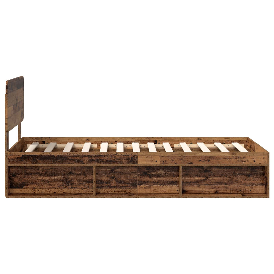 Sengestel Gammelt træ 100 x 200 cm Massiv fyrretræ