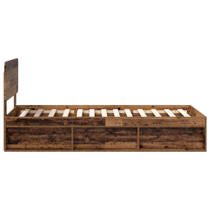 Sengestel Gammelt træ 90 x 200 cm Massiv fyrretræ