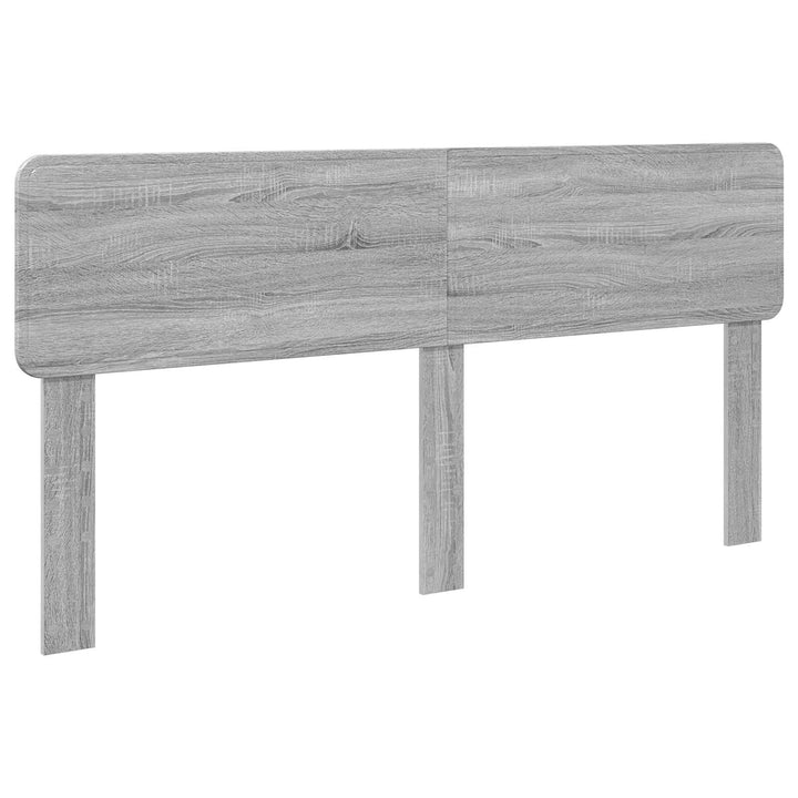 Opbevaringsseng Grå Sonoma 200 x 200 cm Konstrueret træ