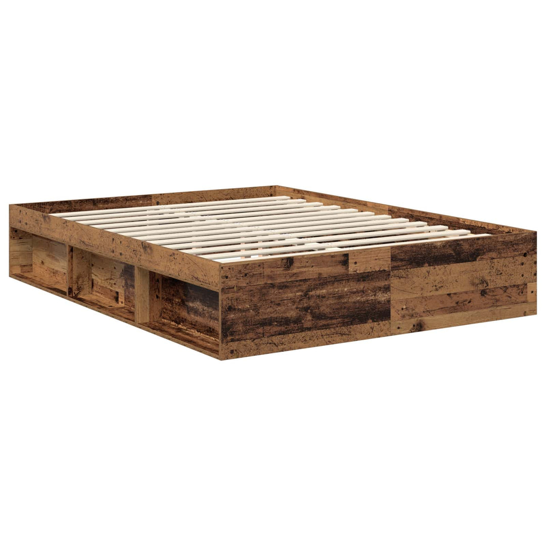 Sengestel Gammelt træ 150 x 200 cm Massiv fyrretræ