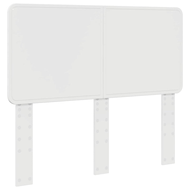 Sengestel med hovedgærde Hvid 120 x 190 cm Massiv fyrretræ