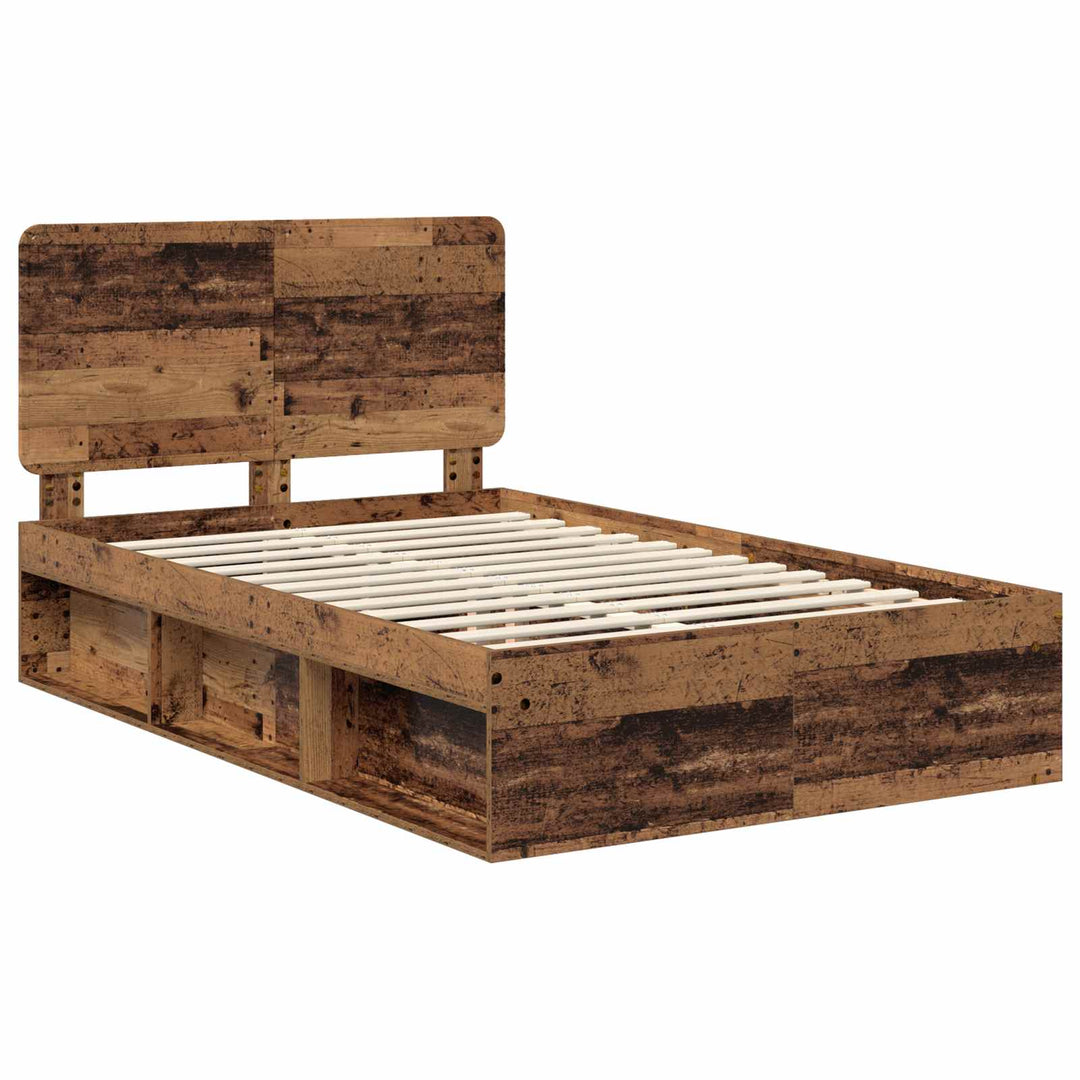 Sengestel Gammelt træ 120 x 190 cm Massiv fyrretræ