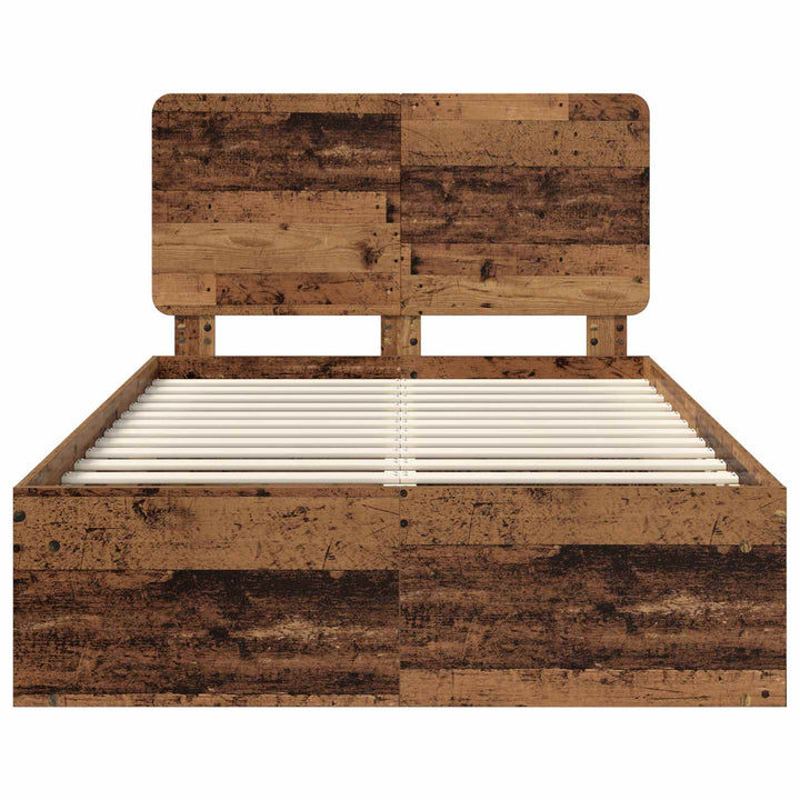Sengestel Gammelt træ 120 x 190 cm Massiv fyrretræ