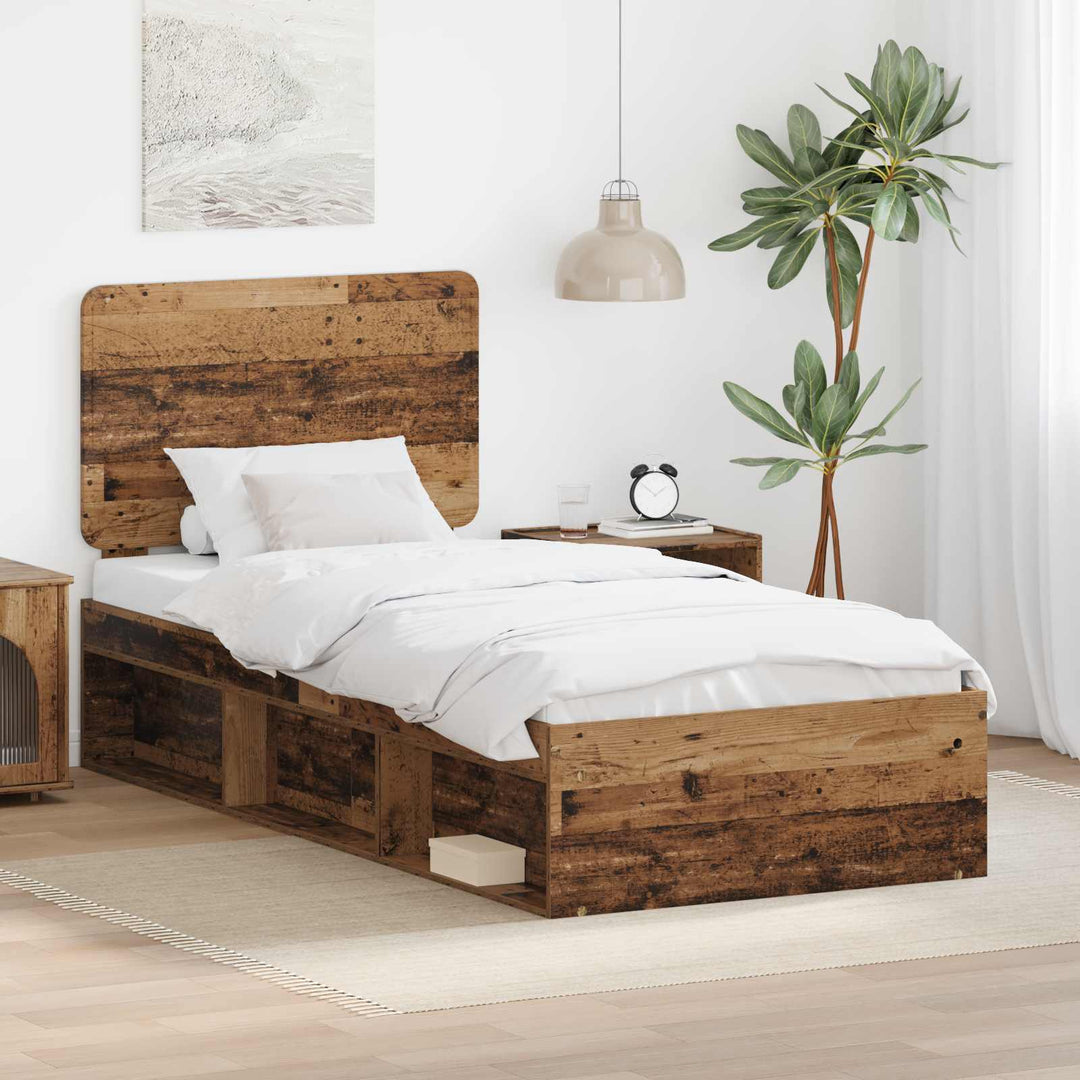 Sengestel Gammelt træ 90 x 200 cm Massiv fyrretræ