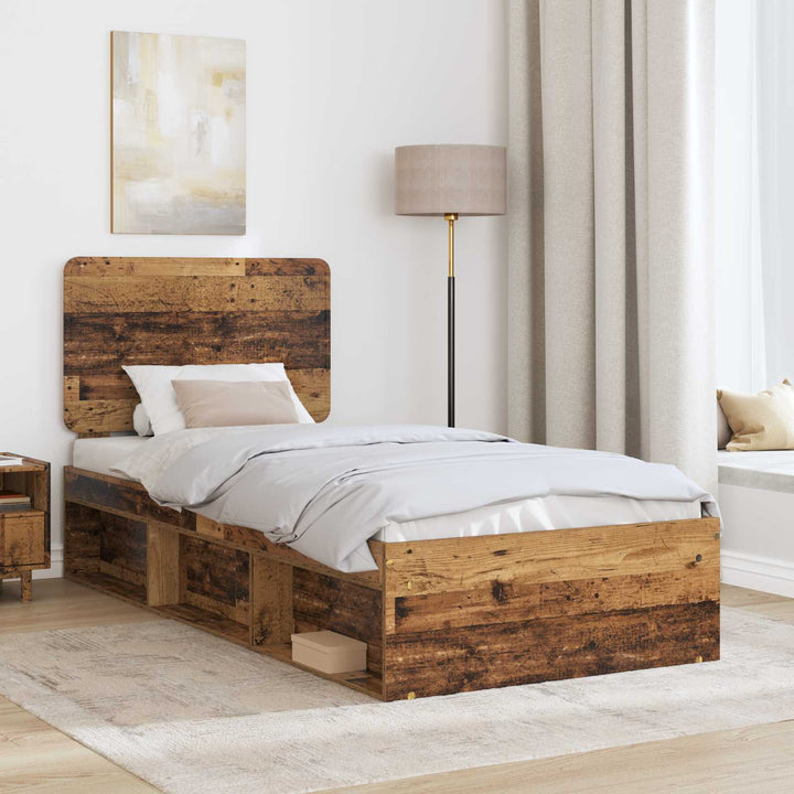 Sengestel Gammelt træ 90 x 190 cm Massiv fyrretræ