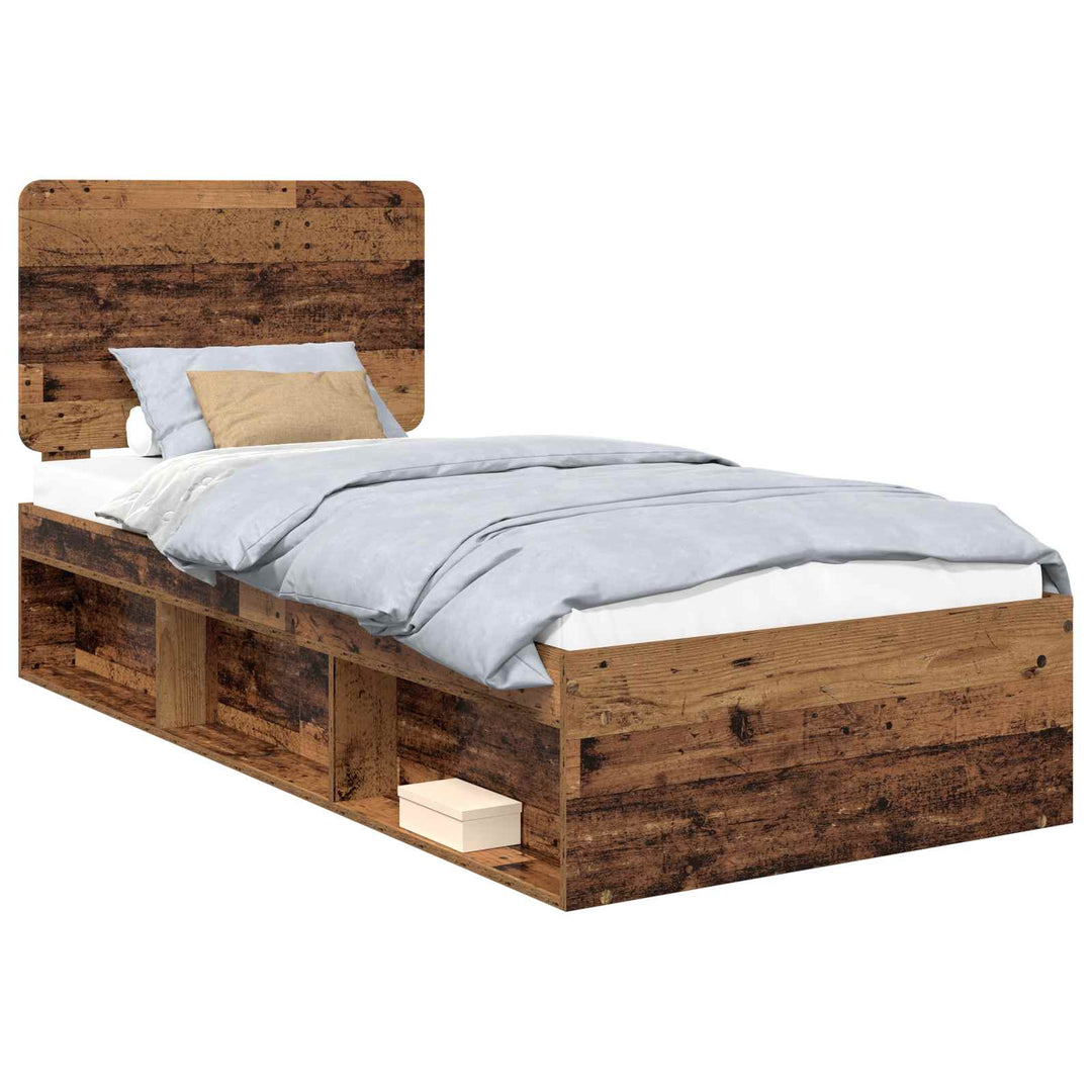 Sengestel Gammelt træ 90 x 190 cm Massiv fyrretræ