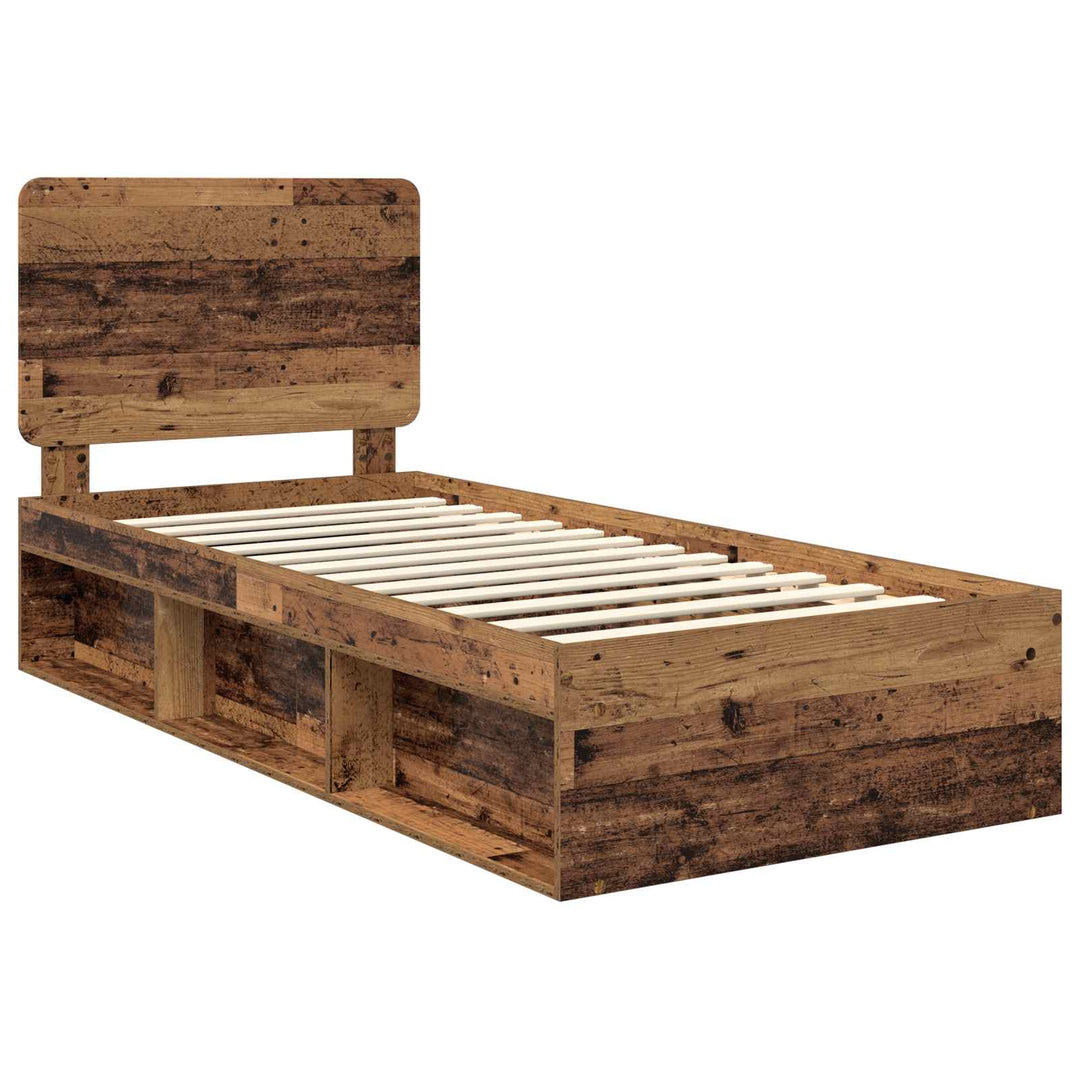 Sengestel Gammelt træ 90 x 190 cm Massiv fyrretræ
