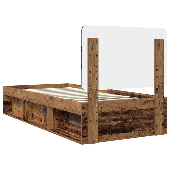 Sengestel Gammelt træ 90 x 190 cm Massiv fyrretræ
