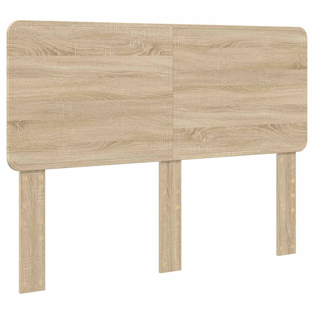 Sengestel med hovedgærde Sonoma eg 140 x 190 cm Konstrueret træ