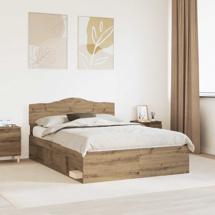 Sengestel Artisan eg 140 x 190 cm Massiv fyrretræ