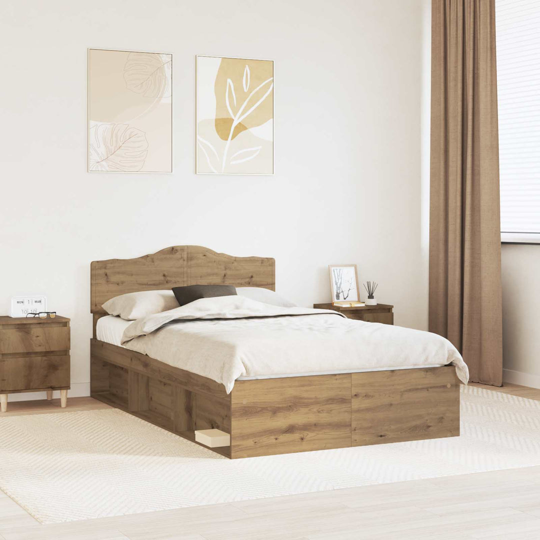Sengestel Artisan eg 135 x 190 cm Massiv fyrretræ