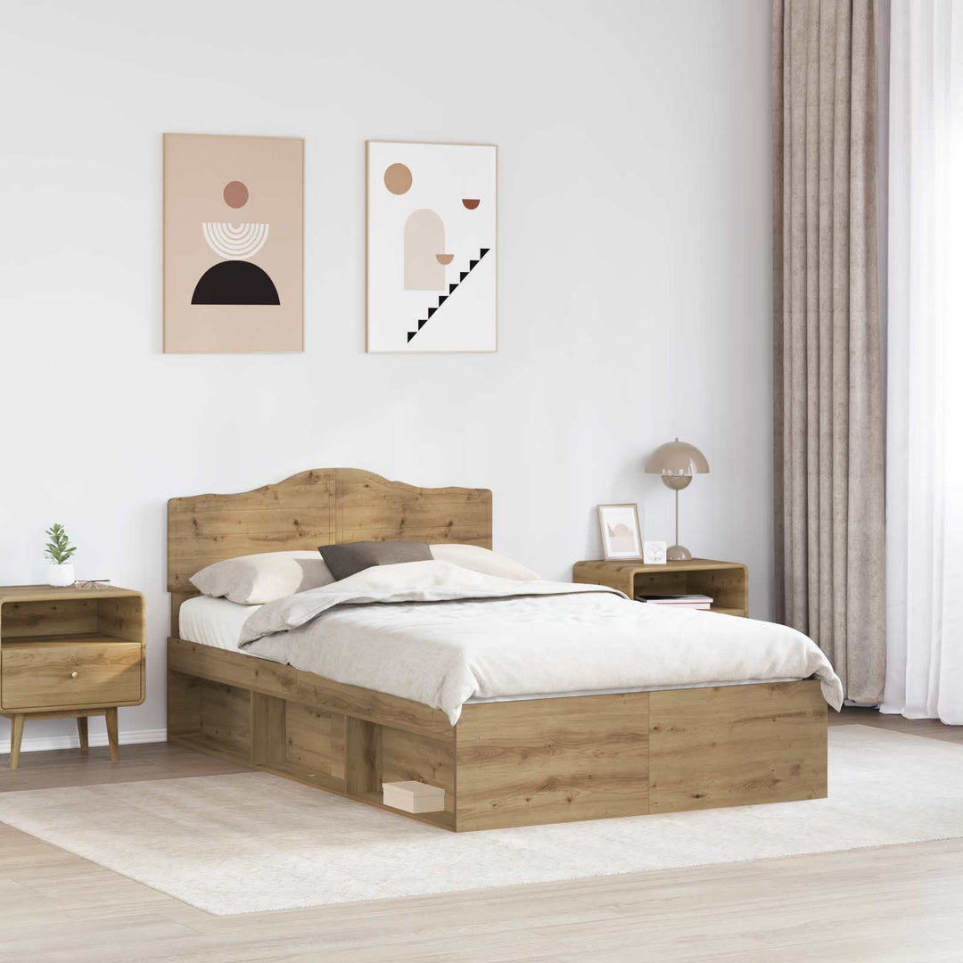 Sengestel Artisan eg 135 x 190 cm Massiv fyrretræ