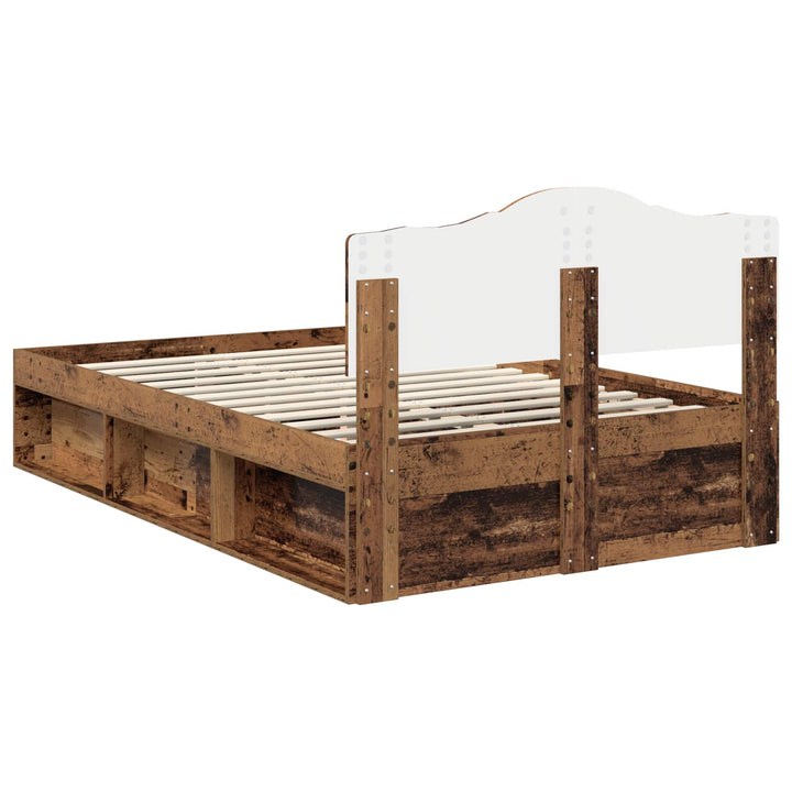 Sengestel Gammelt træ 120 x 200 cm Massiv fyrretræ