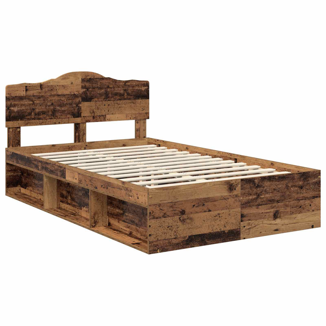 Sengestel Gammelt træ 120 x 190 cm Massiv fyrretræ