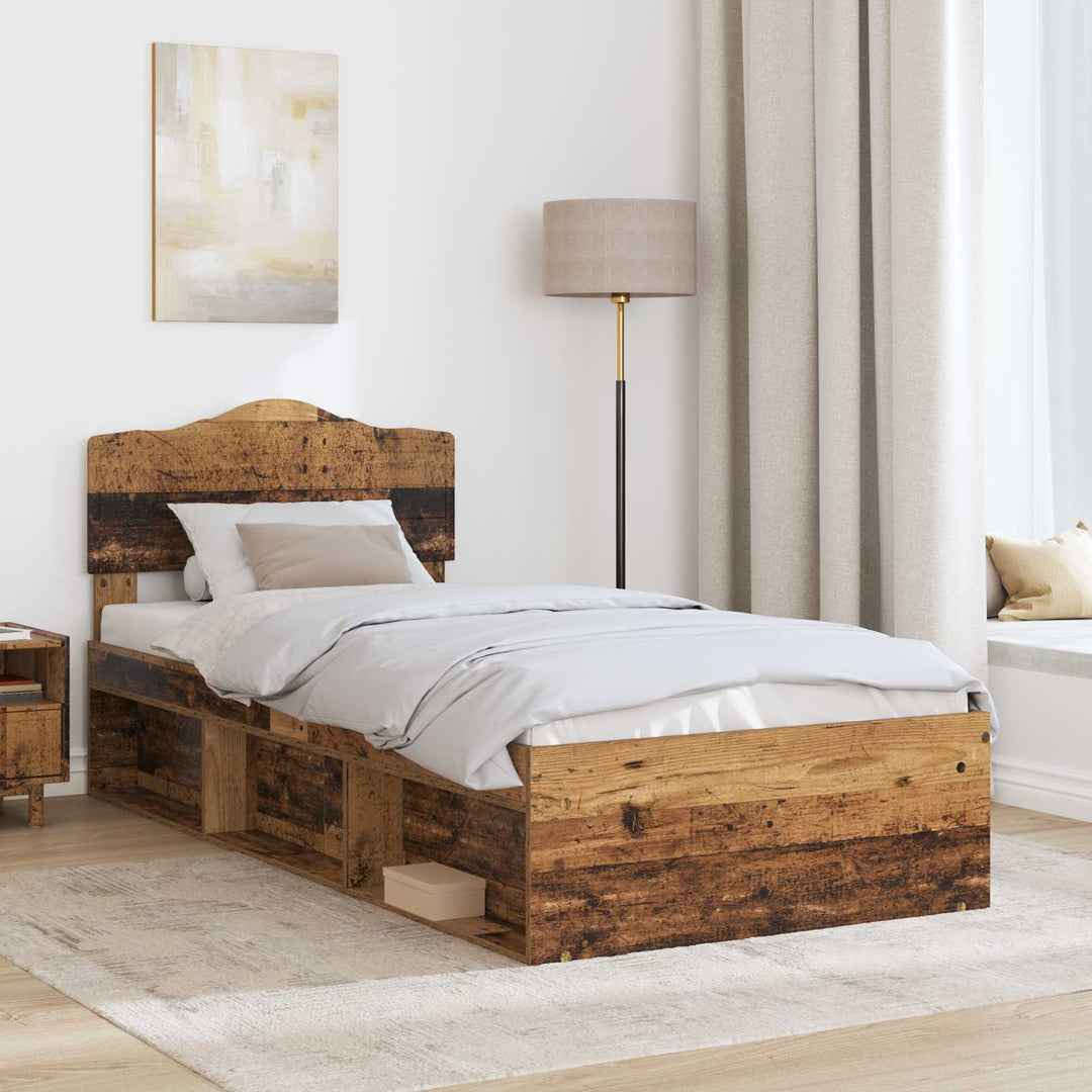 Sengestel Gammelt træ 100 x 200 cm Massiv fyrretræ