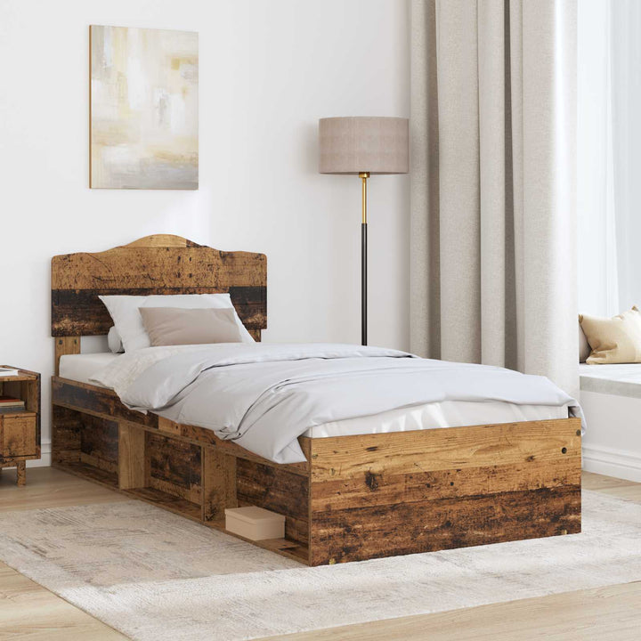 Sengestel Gammelt træ 100 x 200 cm Massiv fyrretræ